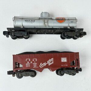 American Flyers Vintage S Gauge Tanker  West Gulf 925 Coal Car CB&Q Everywhere